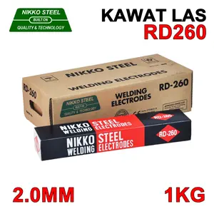Kawat Las 2mm RD260 NIKKO STEEL 2.0 X 300 Elektroda RD 260 2 mm Welding Listrik Kemasan Per 1KG