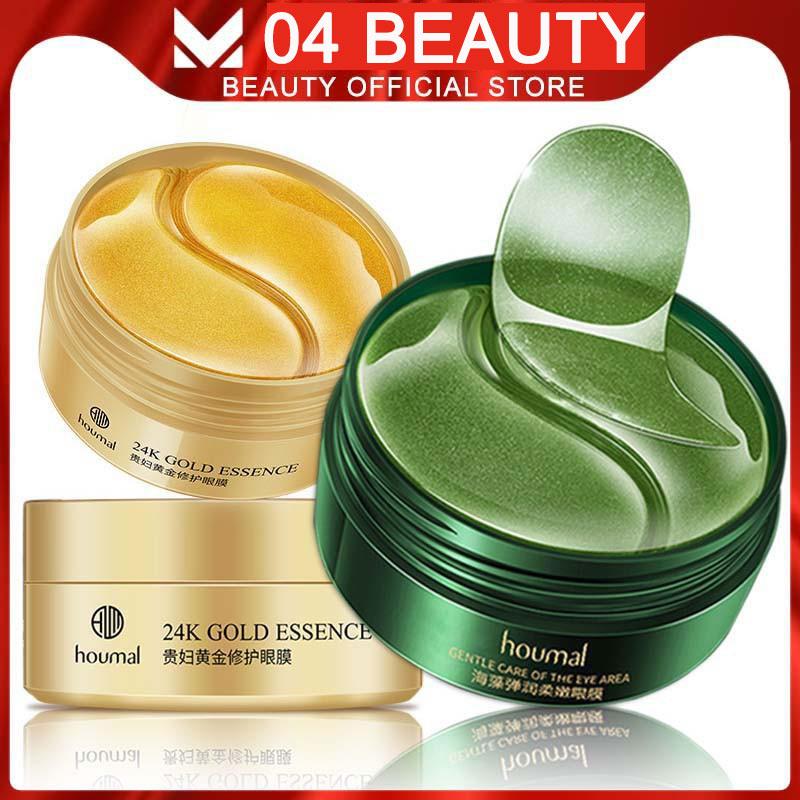 Mặt Nạ Mắt Chiết Xuất Tảo Biển Dưỡng Da Mắt Tinh Chất Vàng Làm Giảm Quầng Thâm Mắt Cao Cấp Nữ Skincare