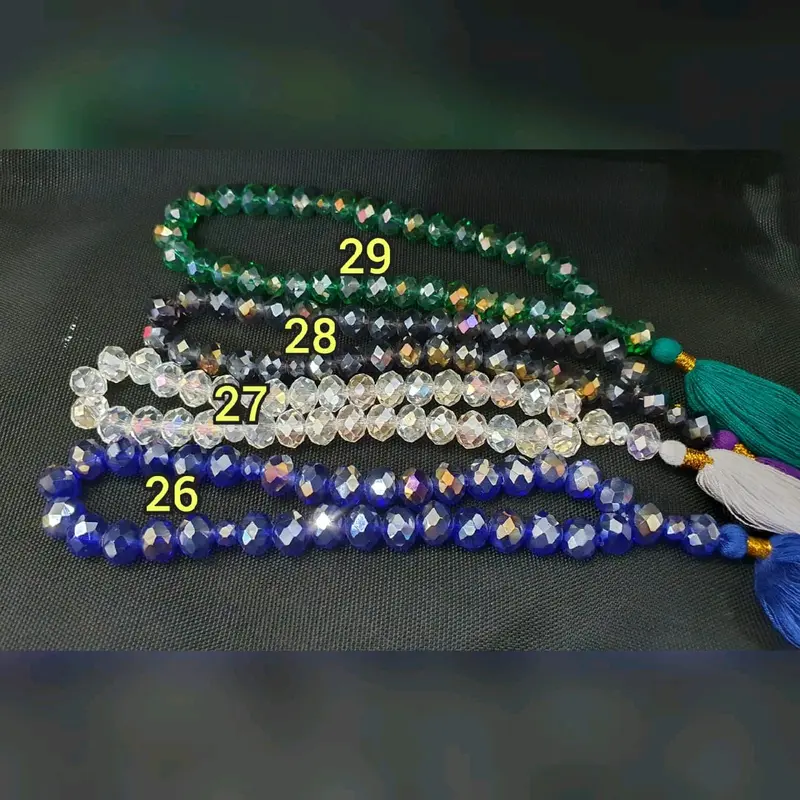 Tasbih kristal 33 ukuran 10mm Muslim 5