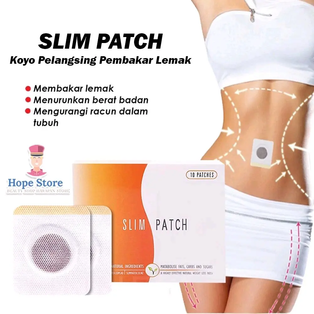 Slim Pacth Koyo Herbal Pelangsing Perut Buncit Penurun Berat Badan (1 Box Isi 10 Pcs)