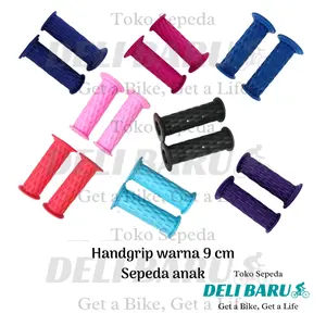 Delibaru Handgrip panjang 9 cm warna grip model kuping sepeda anak