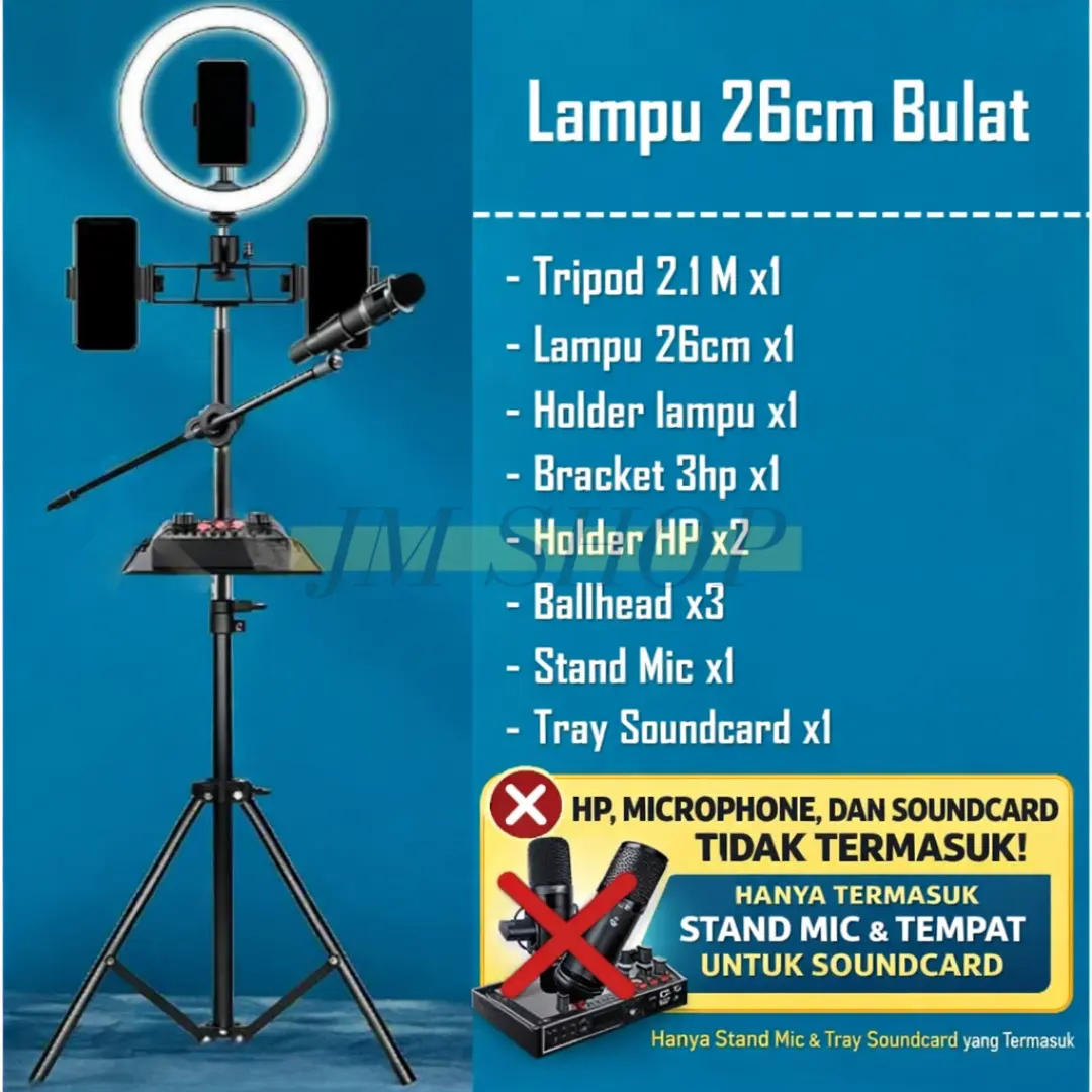 Lampu 26cm Bulat