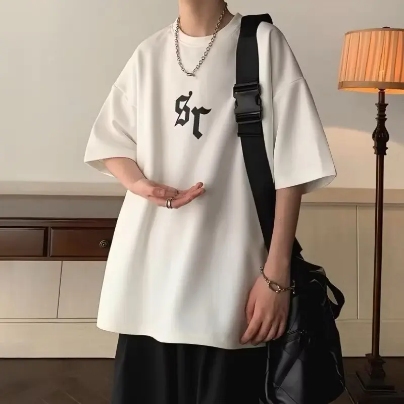 T Shirt Big Size ( M - 6XL ) Kaos Jumbo SIMPEL SR SIMPLE GOTHIC Oversize Unisex M L XL XXL 3XL 4XL 5XL 6L Atasan Cotton Combed Korean Ulzzang Street Wear Kaos Lengan Pendek Pria Wanita Jumbo Hypebeast Y2k Hip hop Denim Hitam Putih Beige Navy 1