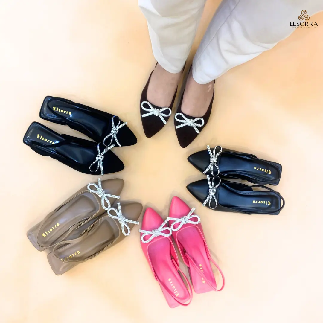 Elsorra 'Maxi' - Mules Lebaran 2025 - Sepatu Mules - Mules Wanita 3 cm