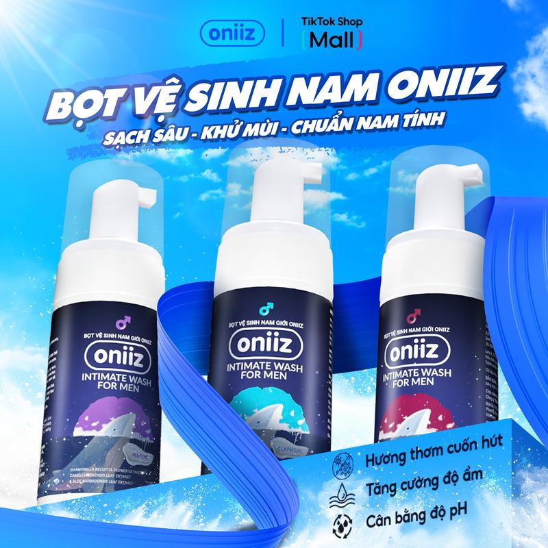Bọt vệ sinh nam giới Oniiz - Dung dịch vệ sinh nam tạo bọt 100ml