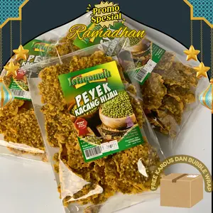 Peyek Kacang Hijau Istiqomah 200 Gram Best Seller