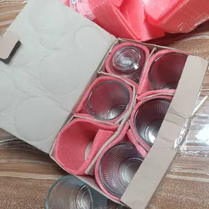 AY - [ Paket 6 Pcs Gelas Kopi ] Gelas Kopi Austetic Minimalis Elegan CM - 08