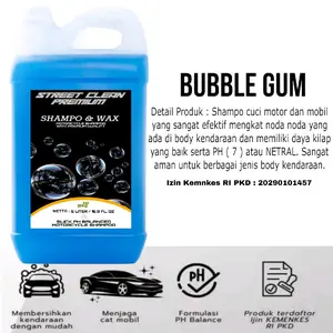 SHAMPO WAX SHAMPO CUCI MOTOR DAN MOBIL 5 LITER