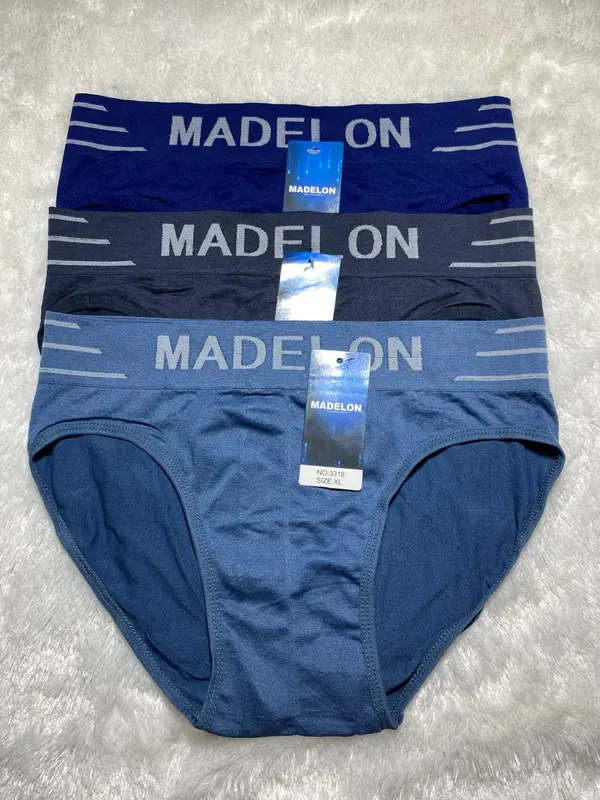 PROMO 3-6 PCS,CELANA DALAM PRIA SEGITIGA,KATUN RAJUT,SEAMLES,ADEM,NYAMAN Kotak Dewasa Karet Cowok Boxer Pendek 1