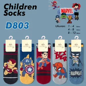 3 Pasang Kaos Kaki Anak Laki Laki dan Perempuan Motif Karakter Gambar Fashion Anak Cowok Cewek Bahan Tebal Halus Lembut dan Nyaman Di Pakai Usia mulsi 1-12 Tahun