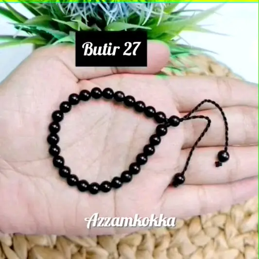 Gelang merica SD butir 27 hitam kokka kaukah asli