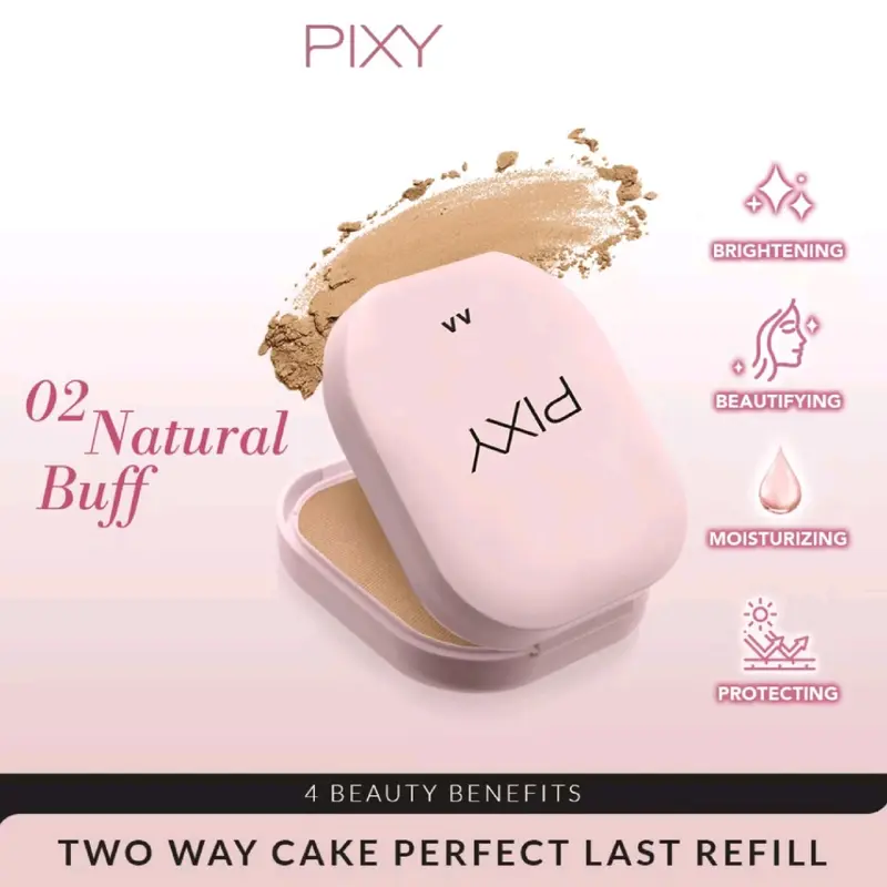 [100% ORIGINAL] NEW SHADE!!! PIXY 4BB TWO WAY CAKE PERFECT LAST - REFILL / Pixy Refill Twc Perfect Last / Pixy Bedak Powder Wajah 1