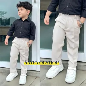 Celana Panjang Anak Laki Laki Usia 1-10tahun Model Ankle Pants