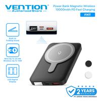 Gambar Vention Wireless Powerbank Magnetic Magsafe 22.5W   Fast Charging Type C PD 10000mAh dari Vention Authorized Store Kota Administrasi Jakarta Barat 1 Tokopedia