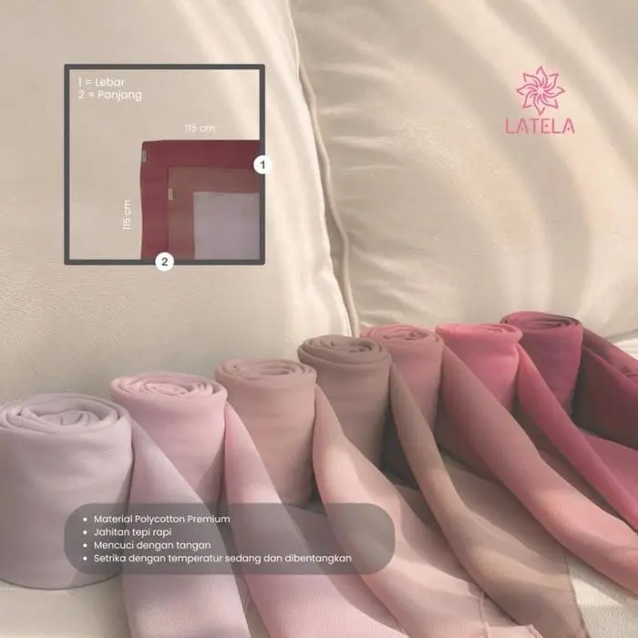 Plain Square Aromatic Latelahijab - Hijab Square Premium Jahit Tepi / Hijab Segi Empat Premium Jahit Tepi Nyaman Polycotton Lembut Hijab Anti Letoy Hijab Anti Badai Plain Square Aromatic Latelahijab - Hijab Square Premium Jahit Tepi / Hijab Segi Empat Premium Jahit Tepi Nyaman Polycotton Lembut Hijab Anti Letoy Hijab Anti Badai