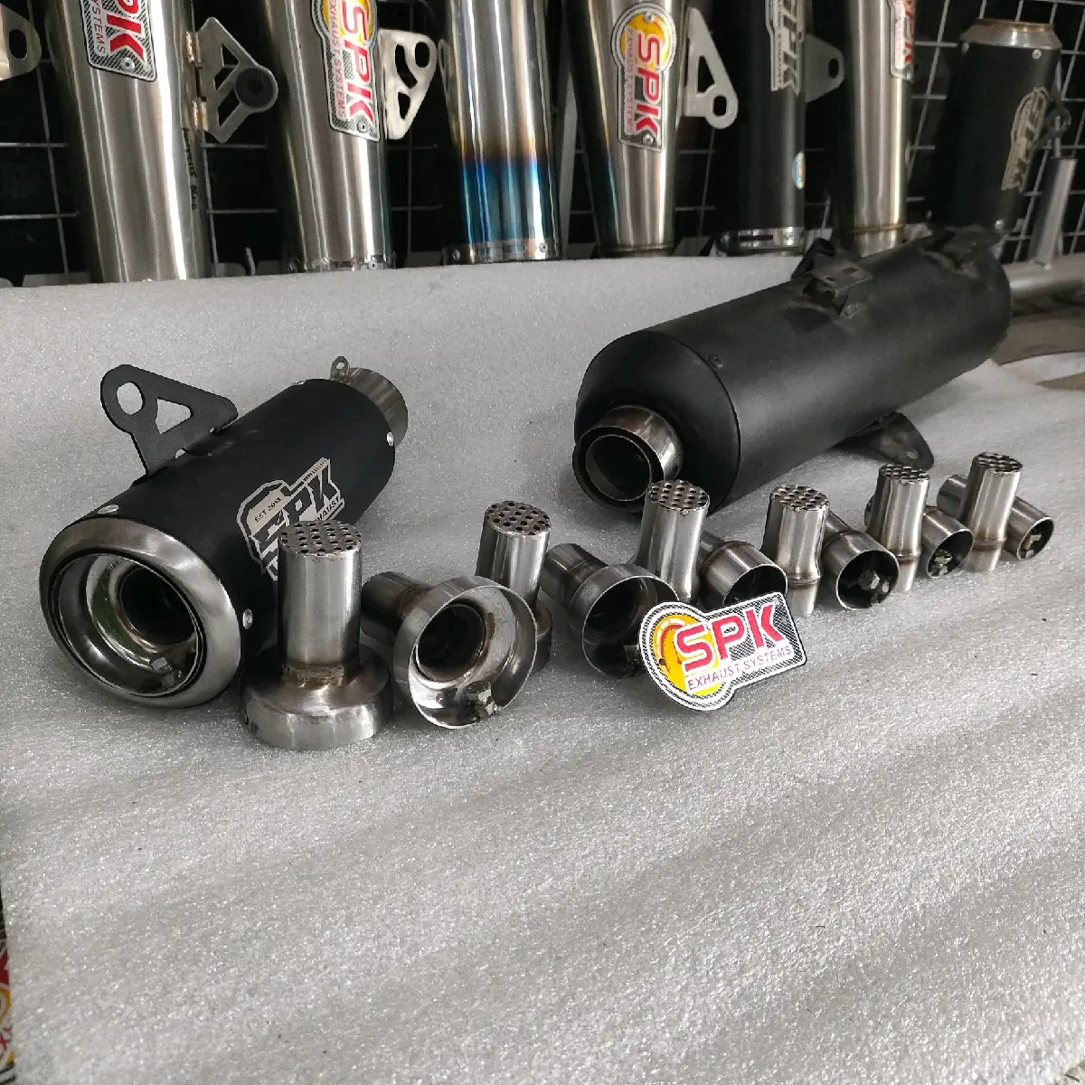 DB kiler knalpot motor universal / peredam knalpot / anti tilang ukuran ( 28mm, 32mm, 35mm, 38mm, 48/50mm, 60mm ) Motorcycle Silincer Racing Bulat Baut