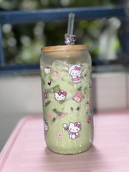 Product Review of Ống hút thủy tinh charm Nơ chịu nhiệt cao, ống hút thủy tinh tinh khiết an toàn môi trường from L**a N**n 0