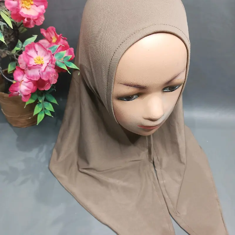 HIJAB ANAK SEGITIGA INSTAN JERSEY //HIJAB BERGO ANAK INSTAN BAHAN JERSEY 3