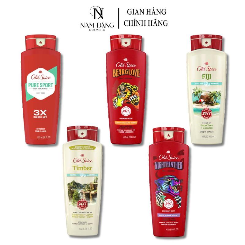 Sữa Tắm Old Spice nhiều mùi hương - Nhập Khẩu Mỹ