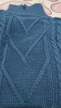 Product Review of Turtleneck Sweater Dewasa Kerah Tinggi Motif Cable Knit Oversize from l**i 0