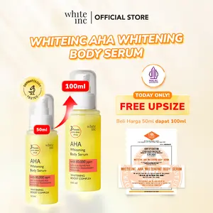[100ml] WHITE INC AHA Body Serum to Whitening & Moisturising | Hand Body Serum Mencerahkan Serta Merawat Skin Barrier Pada Kulit