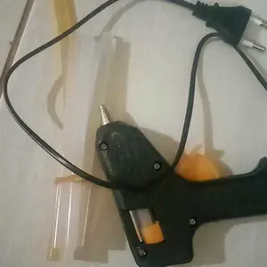 [KBM] Lem Tembak / Hot Melt Glue Gun + 5 Pcs Lem Stick Refill Stik Lilin