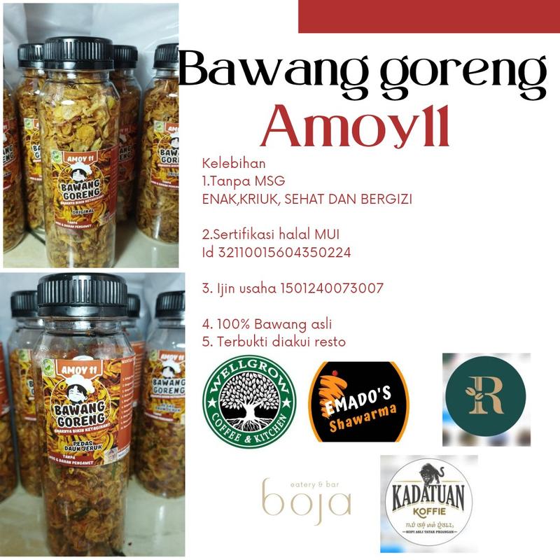 bawang goreng premium amoy11 tanpa MSG, tanpa tepung termurah 5
