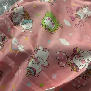 Sprei Mikro Silk Star Asterina Motif Anak cewe tersedia berbagai ukuran Cinnamoroll kuromi Pooh Melody unicorn duck cry baby