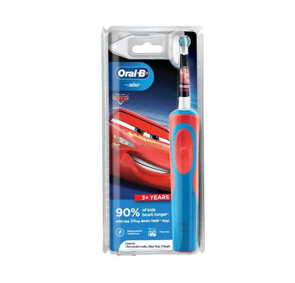 [SG Stock] Oral-B D12 - Kids 3+ Years Stages Power Cars Planes Electric Toothbrush Sensitive