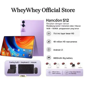 Tablet S12 Pro 11.6inch [16GB+1TB] 120hz Pro Layaknya PC OLED Real Color FullView Display Ultra-tipi Tablet hp tablet Bisa COD