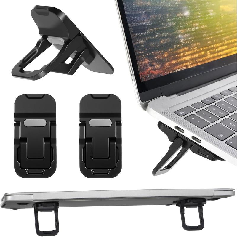 2 Cái Giá Đỡ Laptop Mini Dễ Mang, Góc Điều Chỉnh Gấp Gọn – Chân Đỡ Máy Tính & Nâng Bàn Phím