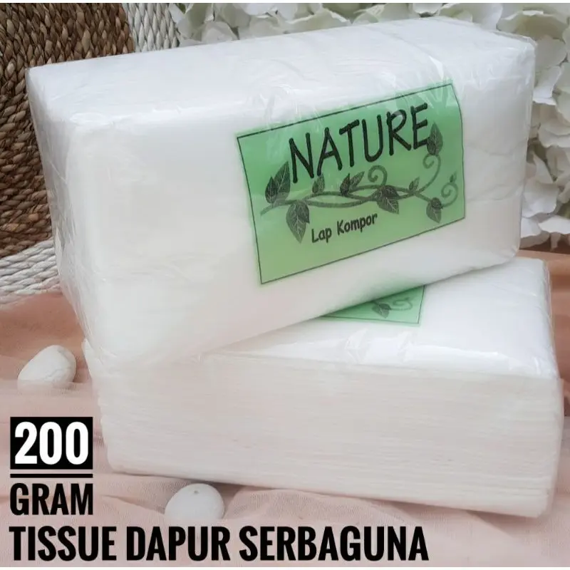 PAKET 4 PCS TISU NATURE TISU KOMPOR DAPUR SERBAGUNA BISA DI CUCI ULANG kuat bisa dipakai ulang