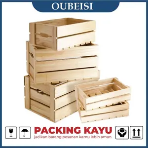OUBEISI TV Packing Kayu untuk TV Lebih Aman untuk Transportasi Penggantian  Paket TV dan Barang Berharga