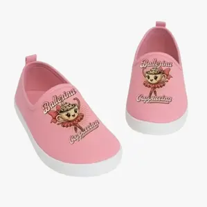 Sepatu Slip On Anak Lucu Terbaru Sepatu Casual Anak Motif Ballerina Cappucina Pink Murah Lucu Trendi Berkualitas