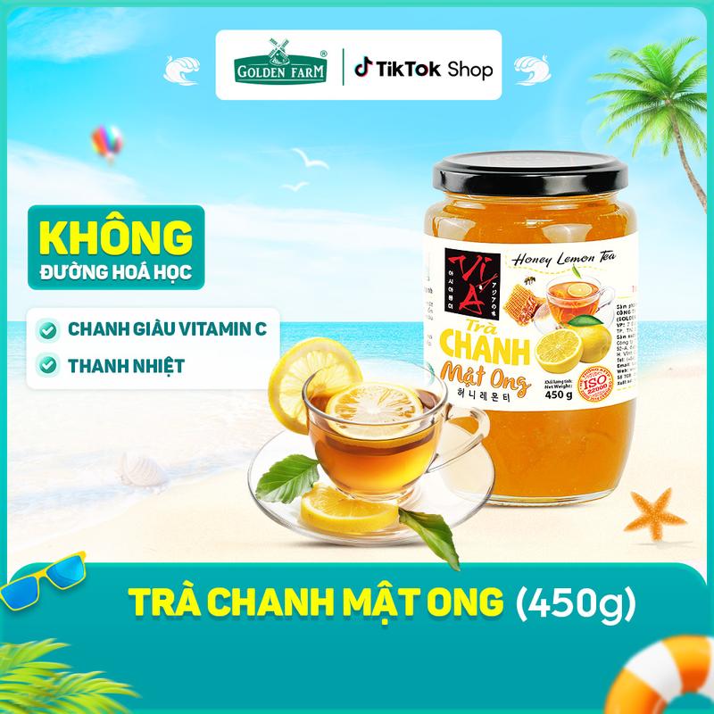 Trà Chanh Mật Ong Vị Á | Hộp 450g, Tăng Sức Đề Kháng - Chanh Mật Ong - Tea