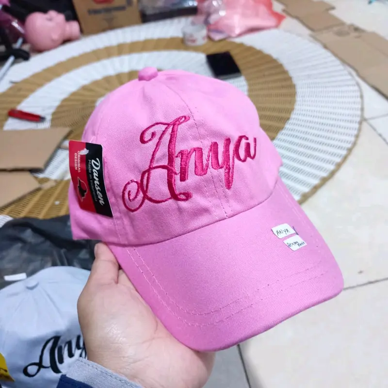 topi anak polos bisa request nama Fashion 2