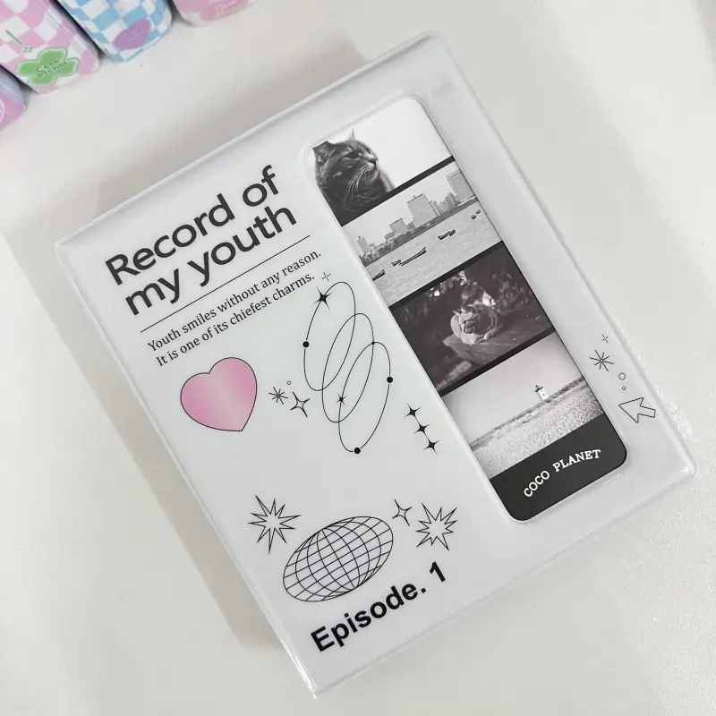 ALBUM PHOTOSTRIP COLLECT BOOK photobooth studio foto binder bookmark photocard postcard korea kpop 2
