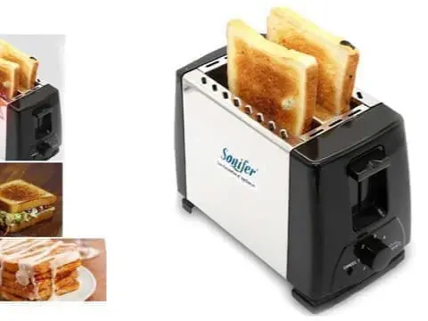 Toaster Sonifer SF-6007 / Pemanggang Pop Up / Roti Otomatis Loncat