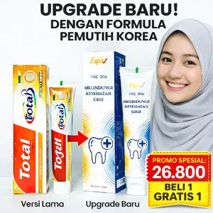 【COD】FAJAZZ MW3 Pasta Gigi  – Sudah Terdaftar BPOM  Versi terbaru dengan teknologi pemutih Korea  Membantu gigi tampak lebih putih / Mengangkat karang gigi / Formula probiotik / Menjaga kesehatan gusi sensitif / Efektif membersihkan noda gigi