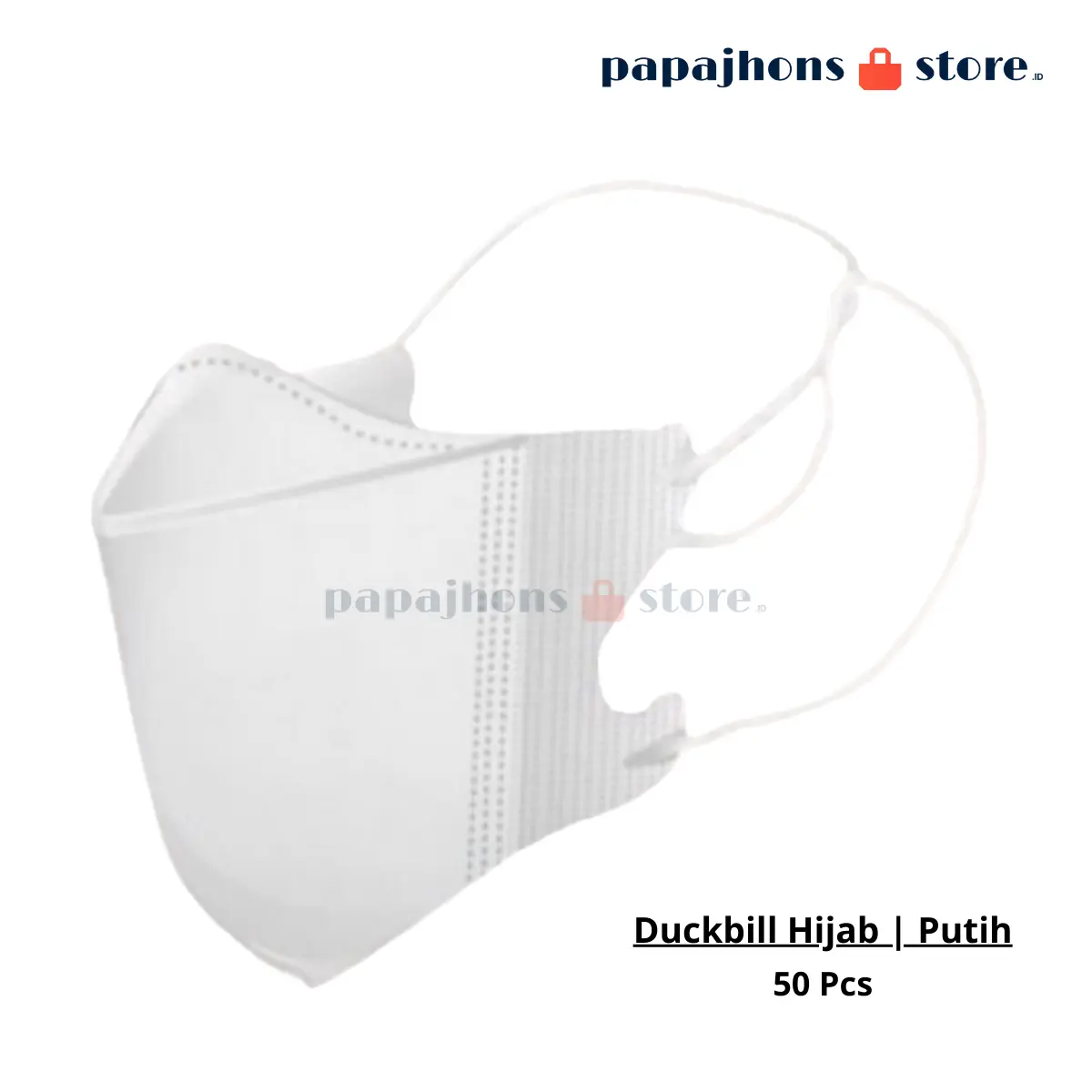 Masker Hijab Duckbill 50 Pcs - Perlindungan Maksimal Dari Debu & Virus