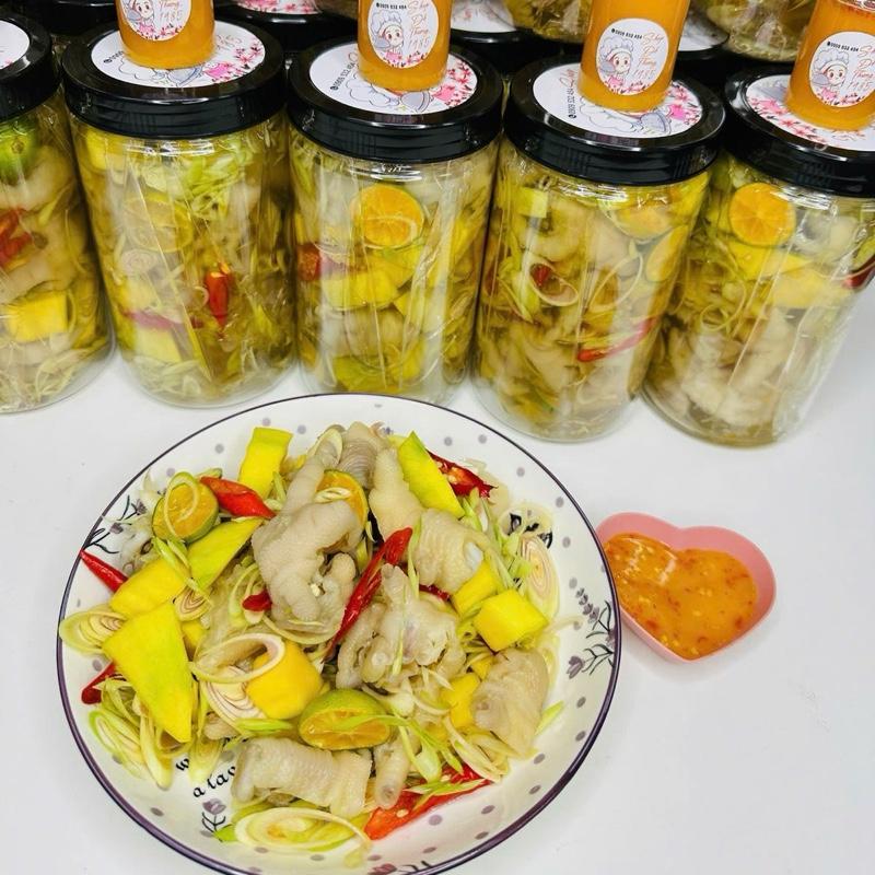 Chân gà rút xương ngâm sả tắc siêu ngon - Hộp 1kg1 bảo đảm an toàn vệ sinh thực…