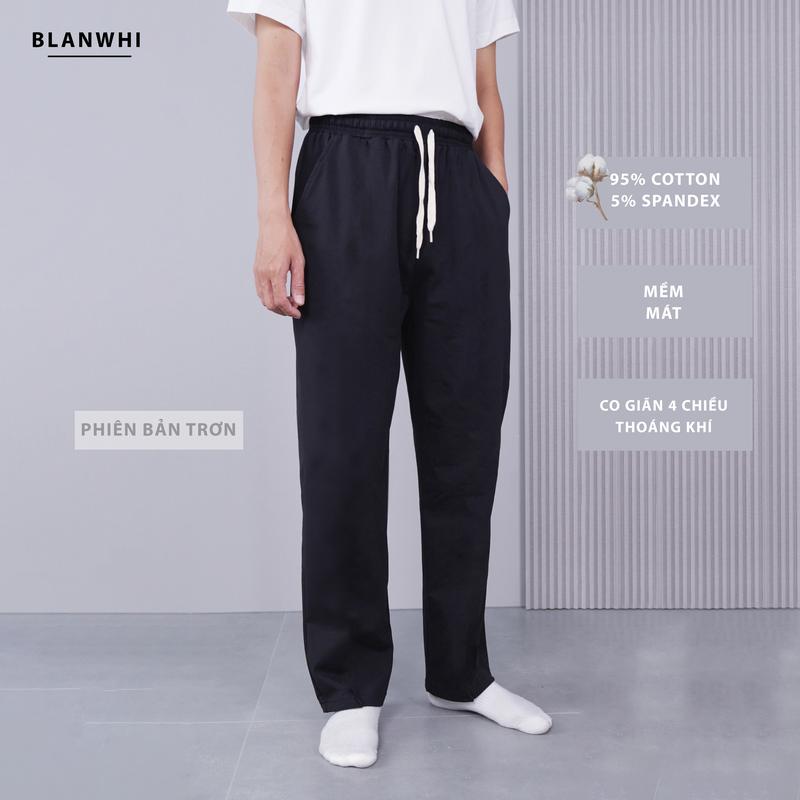 BLANWHI QUẦN DÀI ỐNG THẲNG VẢI EM BÉ DÀNH CHO NGƯỜI LỚN | SỢI BÔNG MỸ KHÔNG TẠP CHẤT