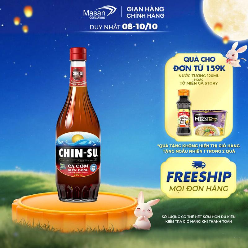 [DEAL KOL] Nước Mắm CHIN-SU Cá Cơm Biển Đông Chai 720ml