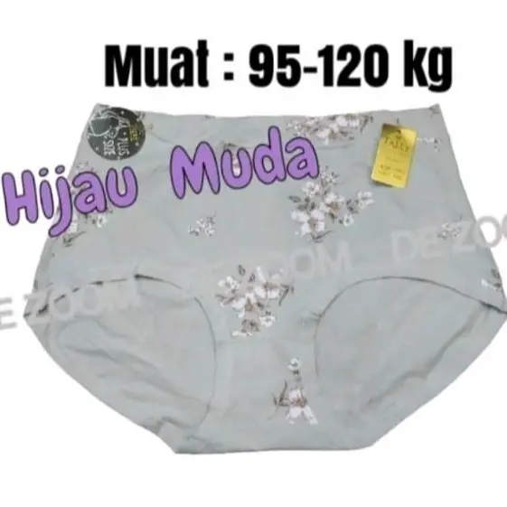 Tally 689 CD wanita super jumbo  Bahan Katun Streach Fit to 6XL 2