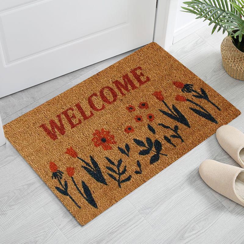 Bueerjg Outdoor Welcome Mat Door Mat Non-slip Welcome Mat fo - TikTok ...