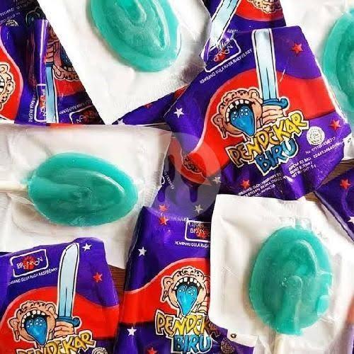 Product Introduction of Permen Pendekar biru Toples @100 pcs Candy Food Snacks Makanan 3