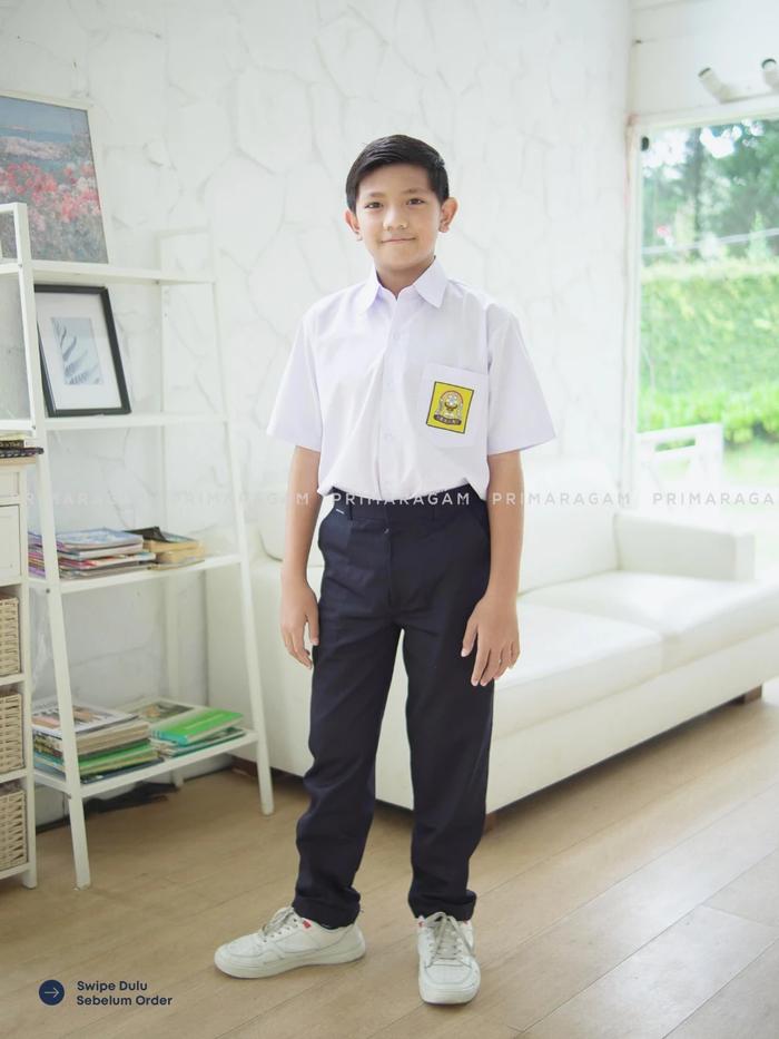 Gambar Primaragam Celana Sekolah Smp Anak Laki Laki Panjang Biru Blue Black - 26, CELANA SAJA, BLUEBLACK dari primaragam Kab. Bandung Tokopedia