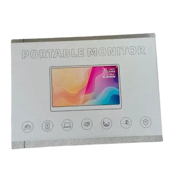 Portable Monitor 15.6 Inch 4K HDR Ultra Slim - Layar Eksternal Laptop, HP & Konsol Game