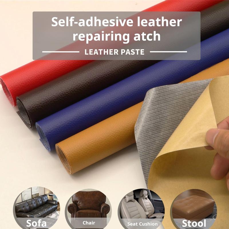  Miếng Dán Phục Hồi Ghế Sofa Da Chất Liệu PU Dày Tự Dính Thích Hợp Cho Vải Da Phục Hồi Da 