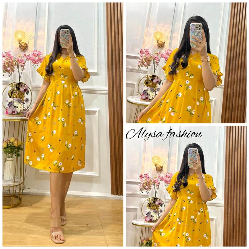 PREMIUM (READY) terjamin Nalla dress / DASTER MODEL TERBARU / DASTER MOTIF KEKINIAN terlaris CEK DESKRIPSI 3